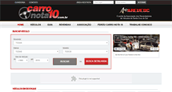 Desktop Screenshot of carronota10.com.br